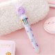 1Pc 10 Colors Ballpoint Pen Cartoon Butterfly Series Ballpoint Pen Quicksand Sequins Pens School Stationery Supply Grils Gift